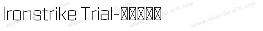 Ironstrike Trial字体转换